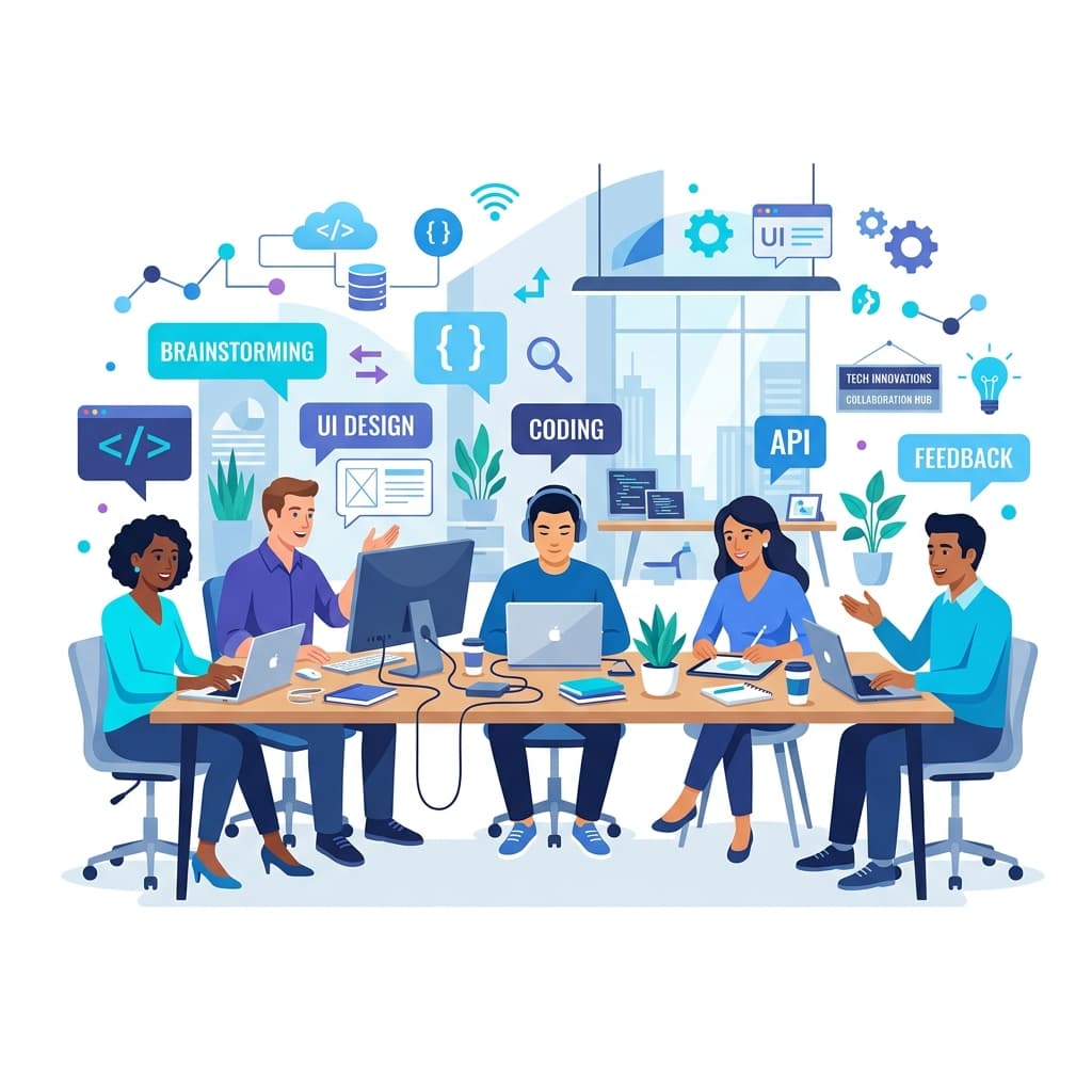 Tech Team Illustration